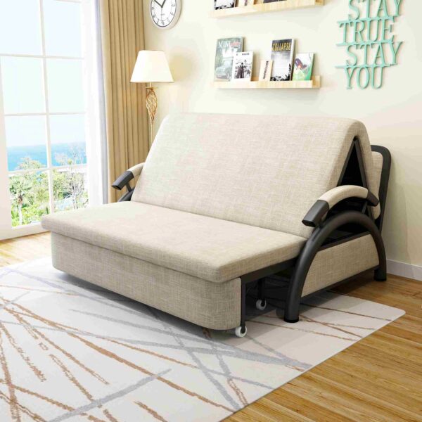 Multi-function Cotton Single Double sofa Bed with storage for apartment, hospital,school,hotel - Image 6