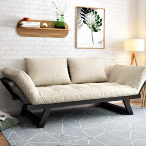 Sofa Bed Chaise Lounge cotton linen