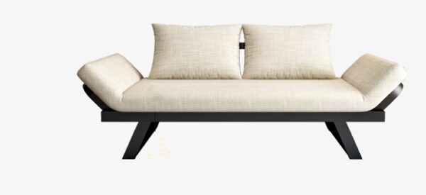 Sofa Bed Chaise Lounge cotton linen - Image 2