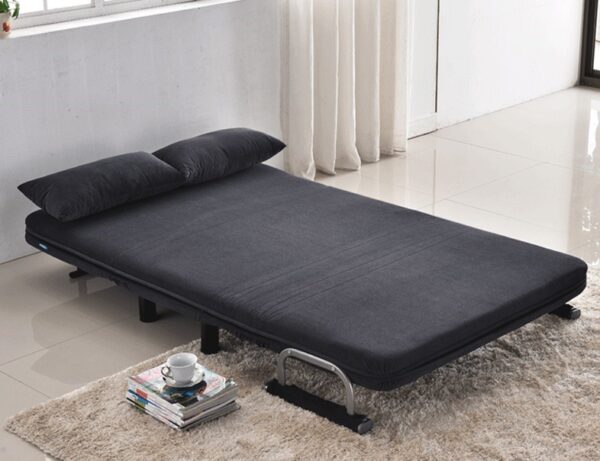 Adjustable Comfortable Folding Futon Sofa Bed with wheels - Image 4