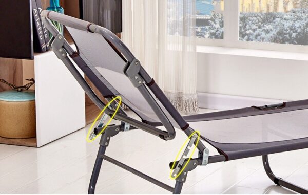 Adjustable beach chair/ Folding metal beach chair lounger - Image 2