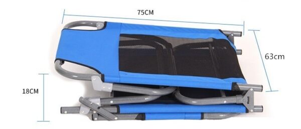 Adjustable beach chair/ Folding metal beach chair lounger - Image 4