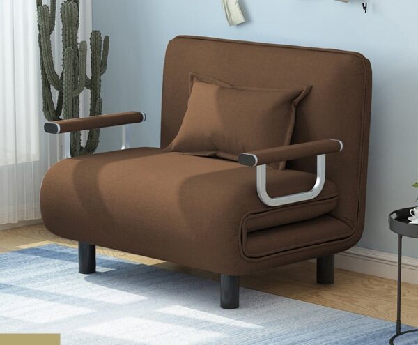 Modern Fabtic Folding Sofa Bed for Home, Hotel, Living Room - Image 4