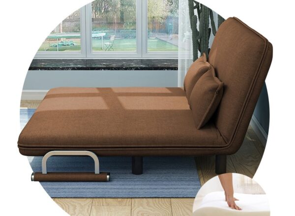 Modern Fabtic Folding Sofa Bed for Home, Hotel, Living Room - Image 6