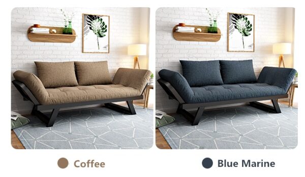 Sofa Bed Chaise Lounge cotton linen - Image 6