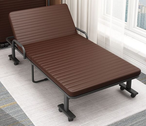 Rollaway Folding Guest Bed Metal frame with comfort mattress king single size bed design furniture