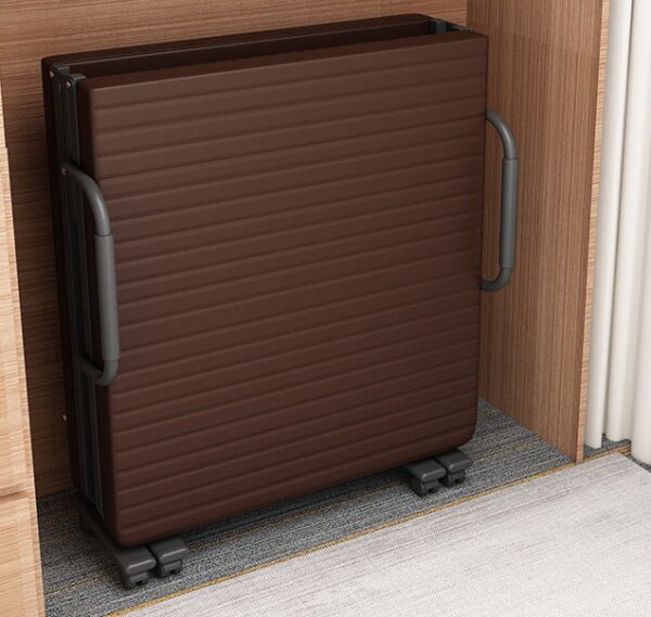 Rollaway Folding Guest Bed Metal frame with comfort mattress king single size bed design furniture - Image 3