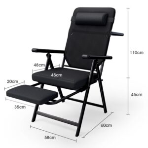Folding recliner office nap sitting and lying lazy couch can lie back chair dormitory computer chair with footrest