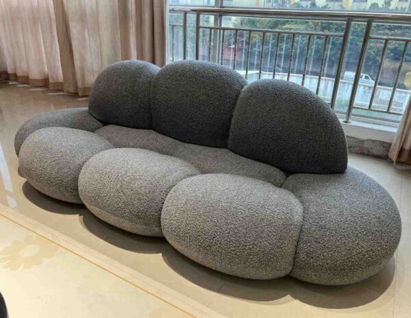 Cloud Sofa Living Room Sofa living room furniture Hotel Lobby Apartment Beauty Salon office building Teddy velvet cloud Creative Sofa Sectional Sofa Modular Couch for Villa