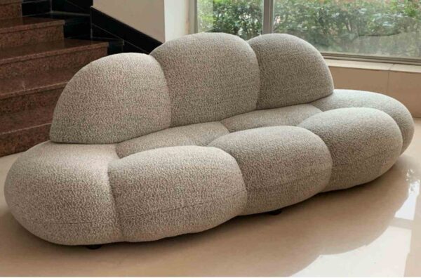 Cloud Sofa Living Room Sofa living room furniture Hotel Lobby Apartment Beauty Salon office building Teddy velvet cloud Creative Sofa Sectional Sofa Modular Couch for Villa - Image 3