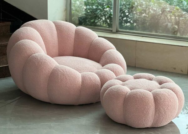 Duck Armless Floor Sofa, Lazy Sofa Single Seat Leisure Chair with Latex Cotton Filling One-Piece Shaper Decorative Lazy Sofa Chair (复制)