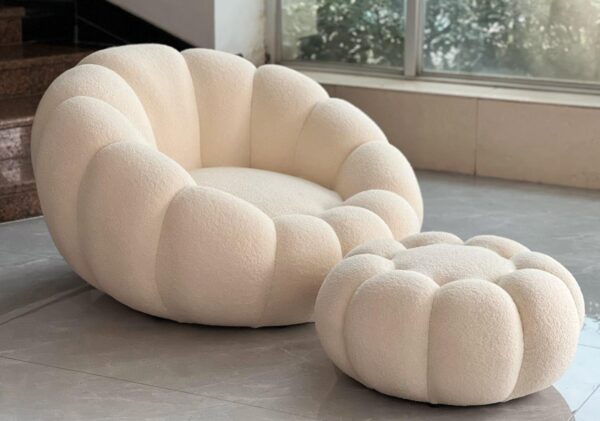 Duck Armless Floor Sofa, Lazy Sofa Single Seat Leisure Chair with Latex Cotton Filling One-Piece Shaper Decorative Lazy Sofa Chair (复制) - Image 2